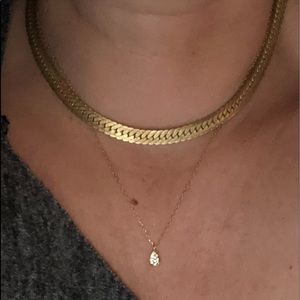 Monet vintage gold chain stamped 16” great cond👠